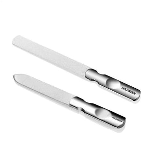 Double Sided Nail Files Stainless Steel Manicure Pedicure Grooming For Professional Finger Toe Nail Care Tools My Store