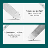 Double Sided Nail Files Stainless Steel Manicure Pedicure Grooming For Professional Finger Toe Nail Care Tools My Store